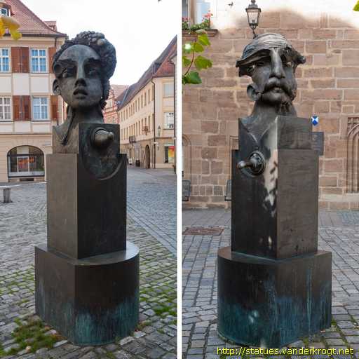 Ansbach /  Große Köpfe mit Durchblick: Malsche und Lech