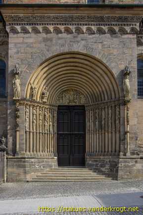 Bamberg /  Fürstenportal  des Bamberger Doms