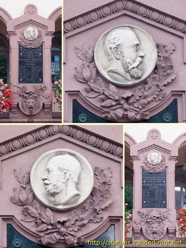 Neckarsteinach /  Grossherzog Ludwig IV von Hessen and Kaiser Wilhelm I