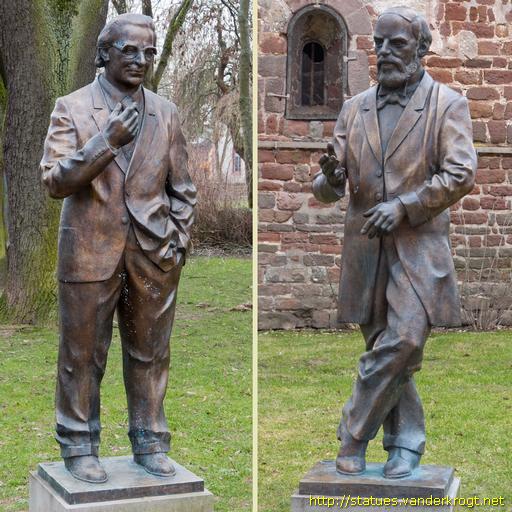 Bad Hersfeld /  Konrad Duden und Konrad Zuse