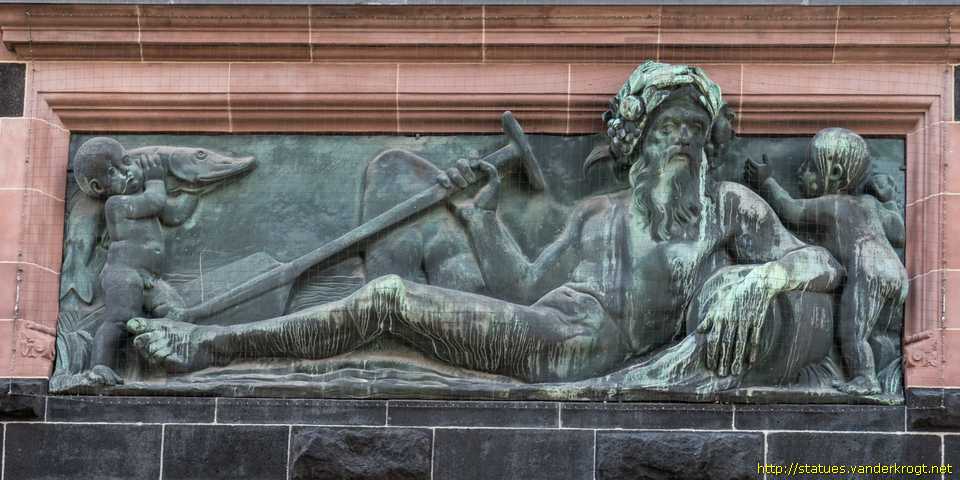 Frankfurt am Main /  Main als Flußgott