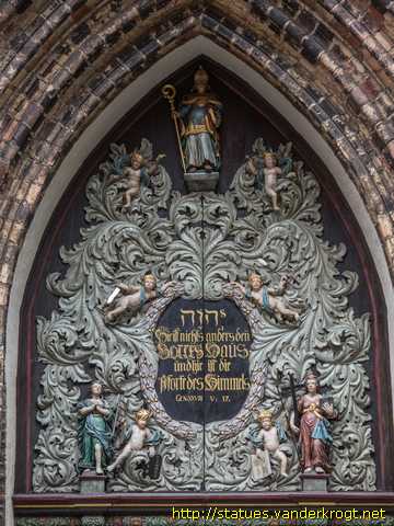 Stralsund /  Westportal der Nicolai-Kirche