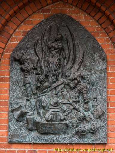 Grimmen /  Relief zur letzten Hexenverbrennung