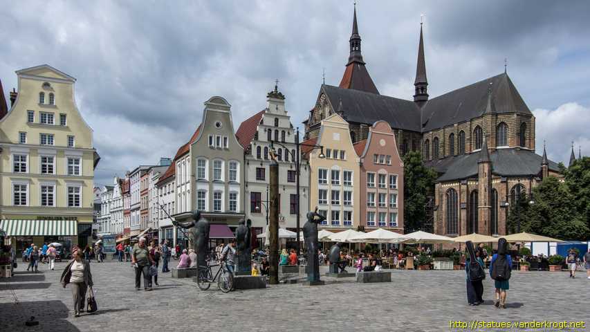 Rostock /  Möwenbrunnen