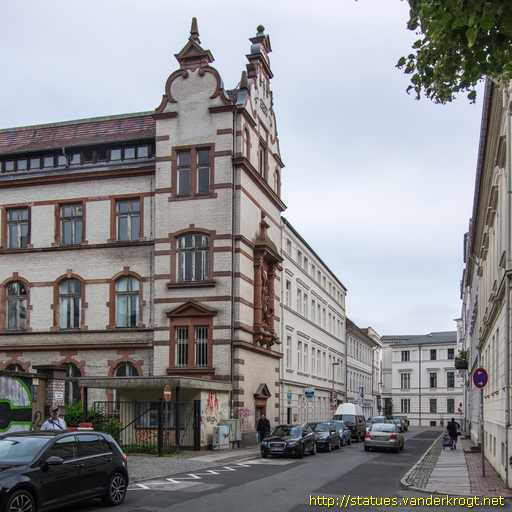 Schwerin /  Allegorie Post und Telegraph