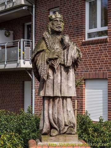 Herzlake /  Sankt Johannes von Nepomuk - Hölzerner Nepomuk