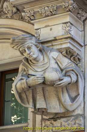 Braunschweig /  Mann mit Globus