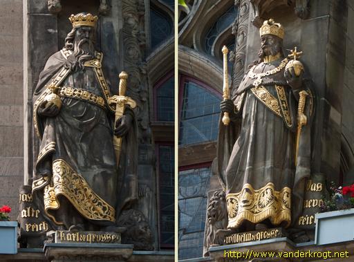 Duisburg /  Karl der Grosse und Kaiser Wilhelm