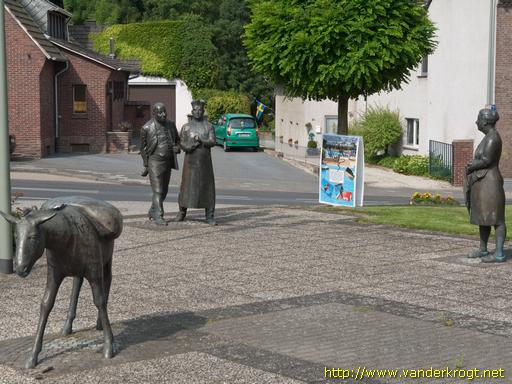 Frelenberg /  Skulpturengruppe Frelenberger Esel