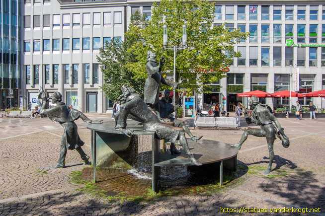 Bochum /  Jobsiade- <i>oder</i> Kortum-Brunnen