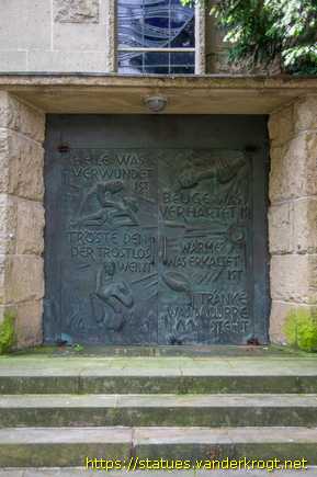 Rheine /  Bronzetür des Nordportals der St. Elisabeth-Kirche