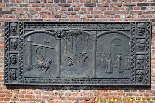 Xanten /  Relief Siegfried in Xanten