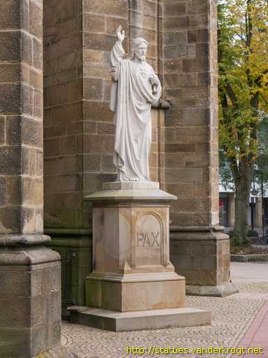 Mettingen /  Herz-Jesu-Statue