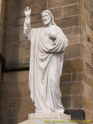 Mettingen /  Herz-Jesu-Statue