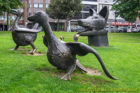 Jülich /  Fuchs und Gänse