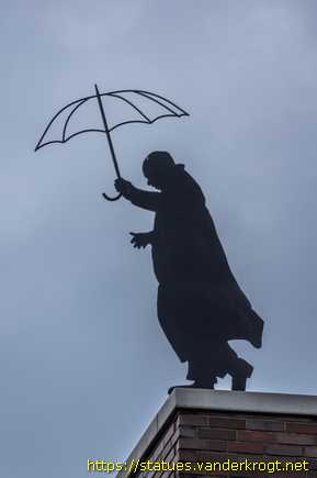 Buer /  Mann mit Schirm