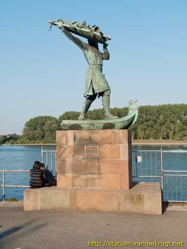 Worms /  Hagen versenkt den Nibelungenschatz
