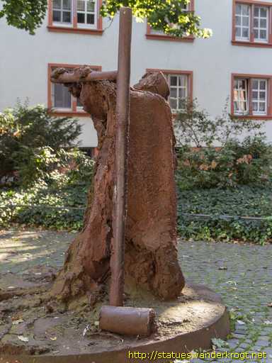 Mainz /  Gutenberg an der Druckerpresse