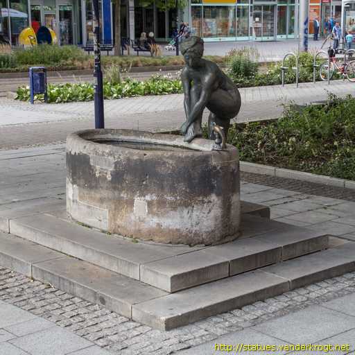 Magdeburg /  Brunnen 'Die Badende'
