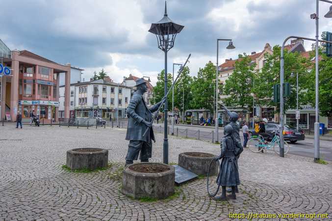 Dudweiler /  De Monn mit da long Stong (un zwei Dudwiller Kinner)