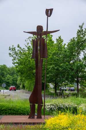 St. Wendel /  Sankt Wendalinus (Kreiselstatue)