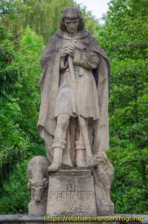 St. Wendel /  Sankt Wendalinus (Brückenstatue)