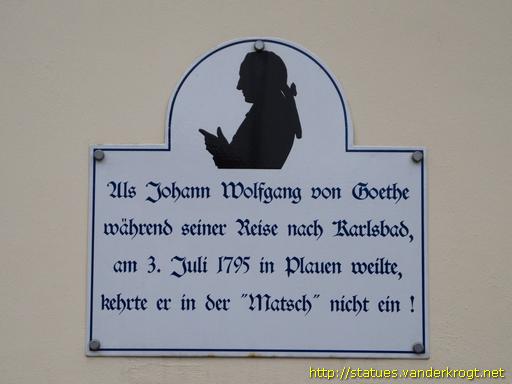 Plauen /  Johann Wolfgang von Goethe