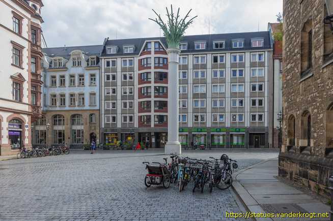 Leipzig /  Nikolaisäule - Denkmal der Friedlichen Revolution
