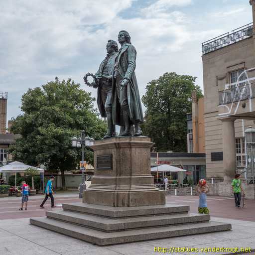 Weimar /  Goethe-Schiller-Denkmal