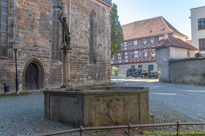 Arnstadt /  Brunnen mit Wilder Frau