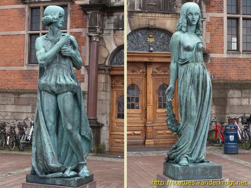 Helsingør /  Hamlet og Ophelia
