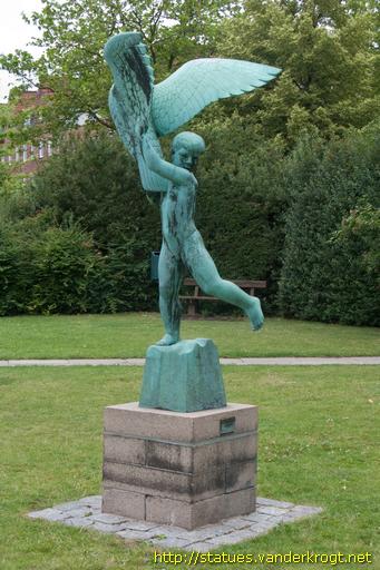 Odense /  Drengen, der gribet ornen i dens flugt
