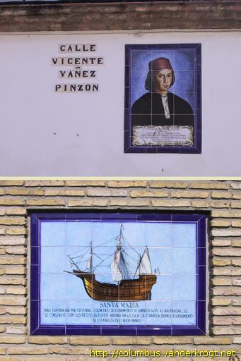 Palos de la Frontera /  Ilustrado calle signos