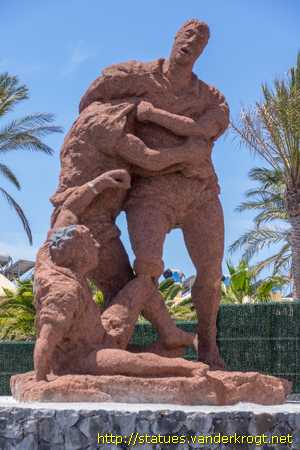 Morro Jable /  Homenaje a la Lucha Canaria
