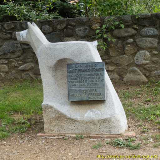 Ribes de Freser /  Monument a Agustí Franco