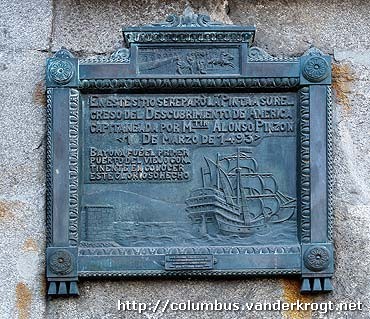 Baiona /  Placa de la Arribada