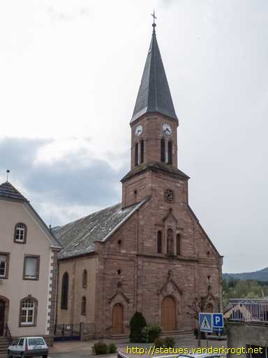 Steige /  Christ bénissant le village