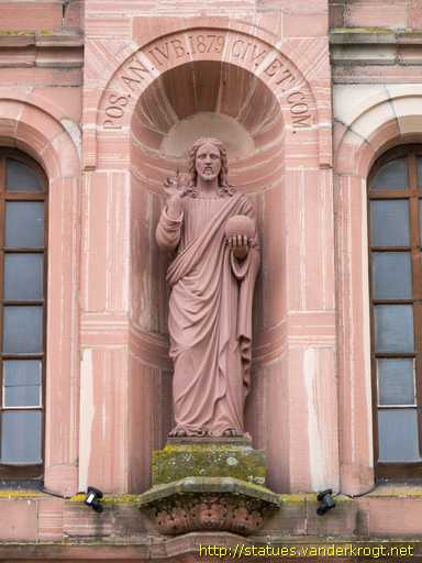 Steige /  Christ bénissant le village
