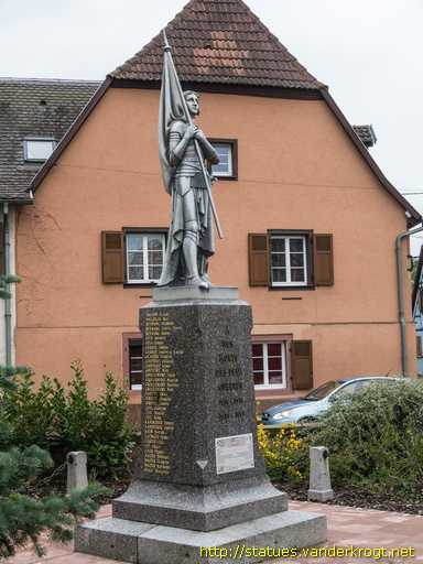 Guémar /  Jeanne d'Arc - Monument aux morts