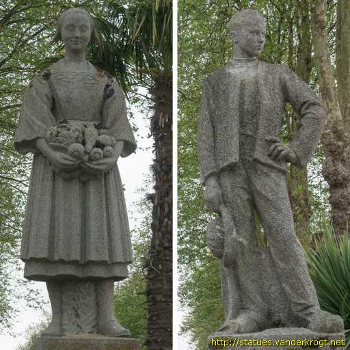 Pontivy /  La paysanne et le paysan de Pontivy