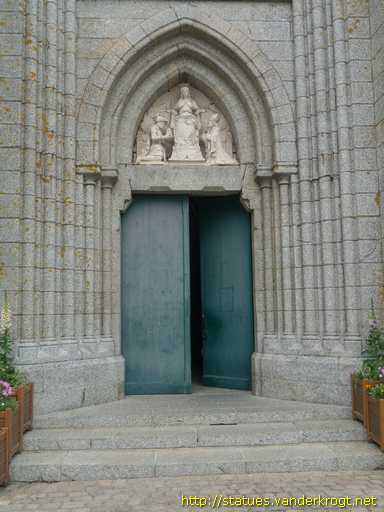 Quintin /  Tympan - Remise de la Relique de la Ceinture