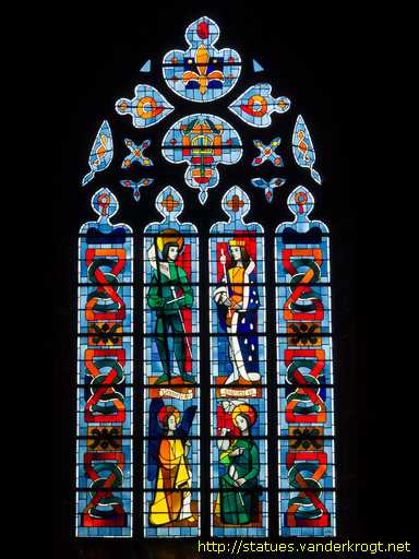 Fougères /  Vitrail de Jeanne d'Arc