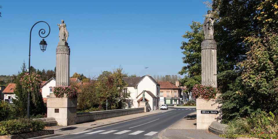 Fismes /  Pont-monument à la 28e division de l'armée américaine