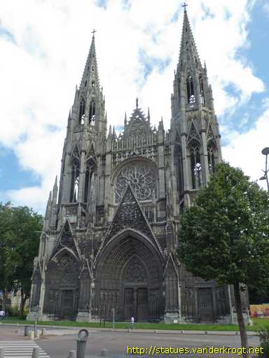Rouen /  Portails occidentaux de l'abbatiale Saint-Ouen