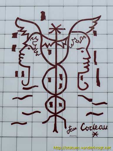 Barentin /  Caducée de Jean Cocteau
