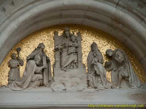 Saxon-Sion /  Tympan: Marie reine du ciel