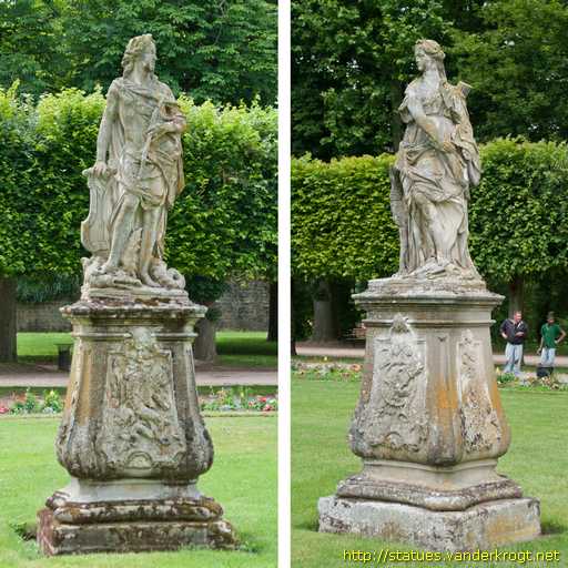 Lunéville /  Apollon, Diane, La Nuit et Flore