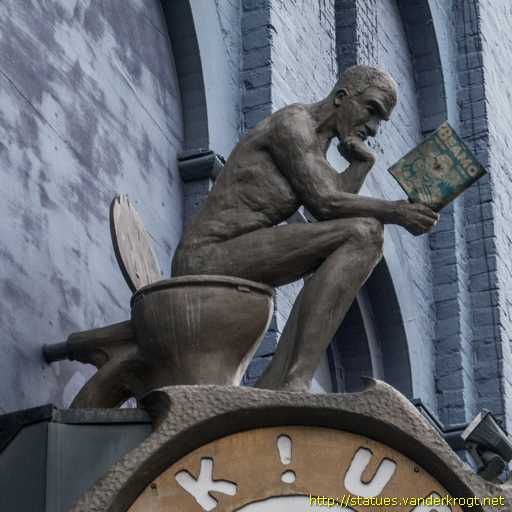 London /  Man on Toilet Reading The Beamo Book