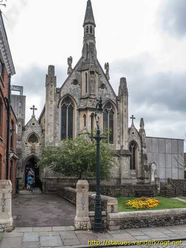 Canterbury /  Saint Gregory the Great with an Anglian Slave in the Roman Forum