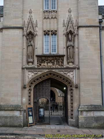 Oxford /  St. John the Baptist, Walter de Merton and King Henry III